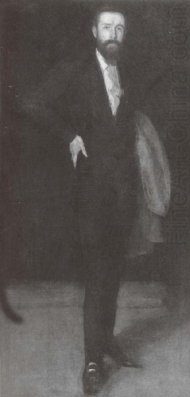 Arrangement in Schwarz Portrait von F.R.Leyland, James Abbott McNeil Whistler